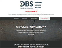 Tablet Screenshot of foundationrepairduluth.com